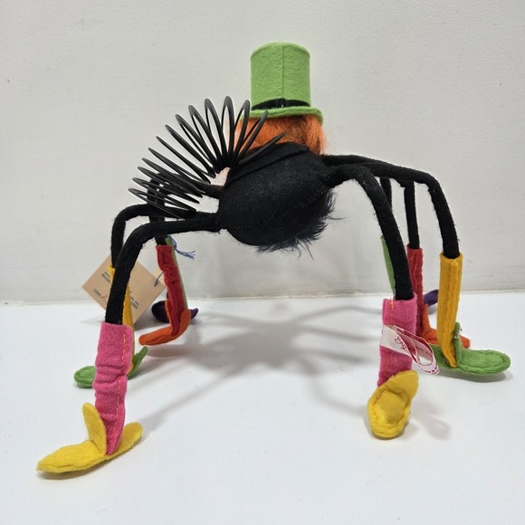Annalee Doll Halloween Spider 12" 1991 Vintage Posable Decoration With Tags - Picture 6 of 12